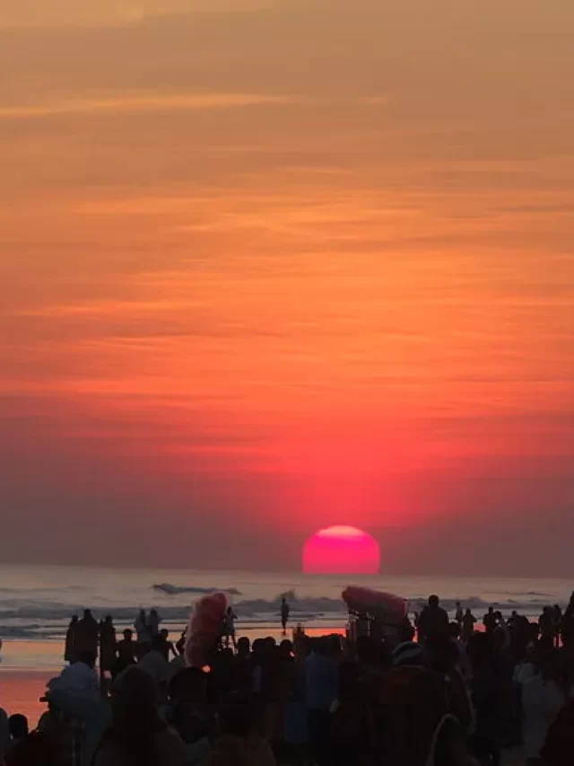 Beaches in India with amazing sunset views.