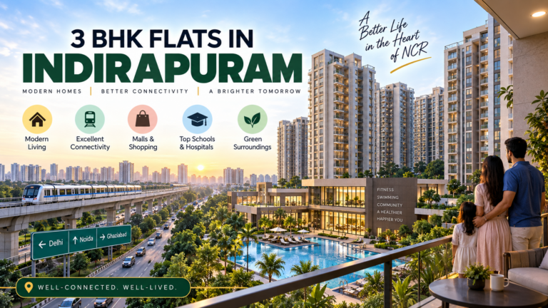 3 BHK Flats in Indirapuram